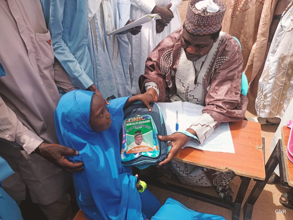 Chairman Subeb goes on school enrollment drive in Ganjuwa LGA sube